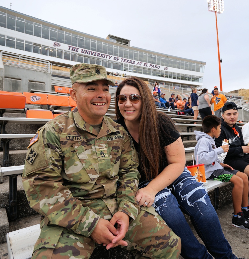 5th Armored Brigade Senior NCO Recognized as a Hometown Hero by UTEP
