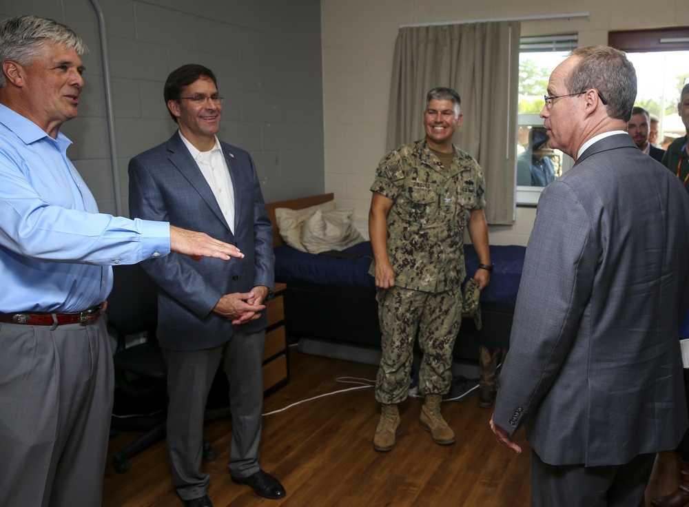 Secretary of Defense Mark T. Esper visits MCB Camp Lejeune and MCAS New River