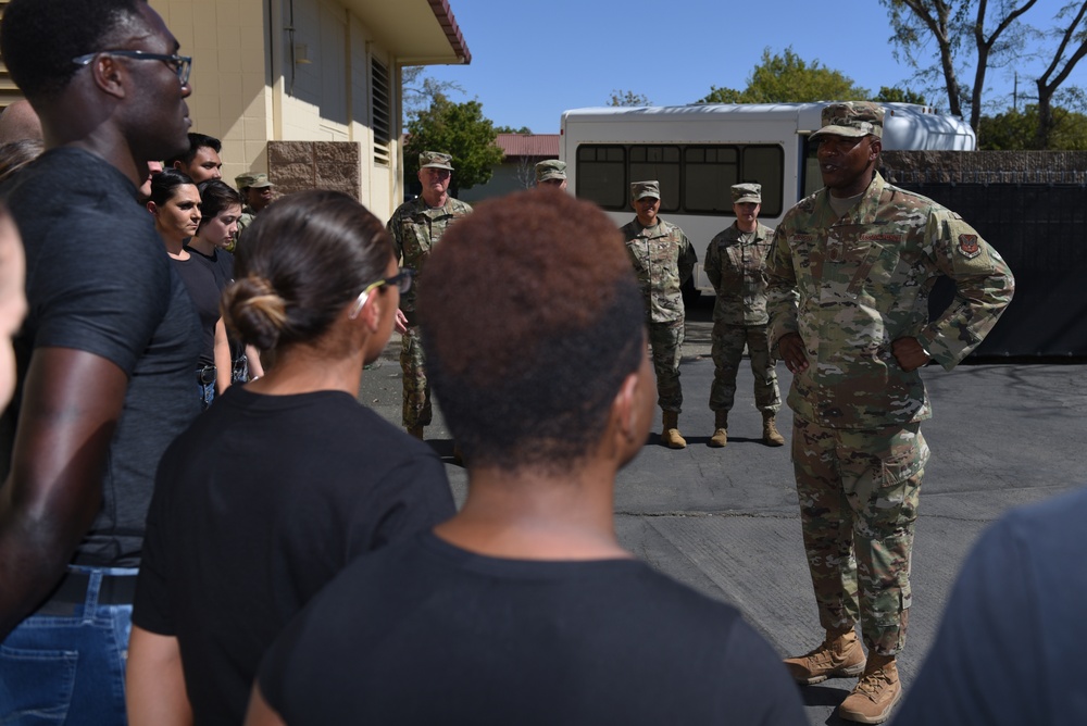 CMSAF visits Travis AFB