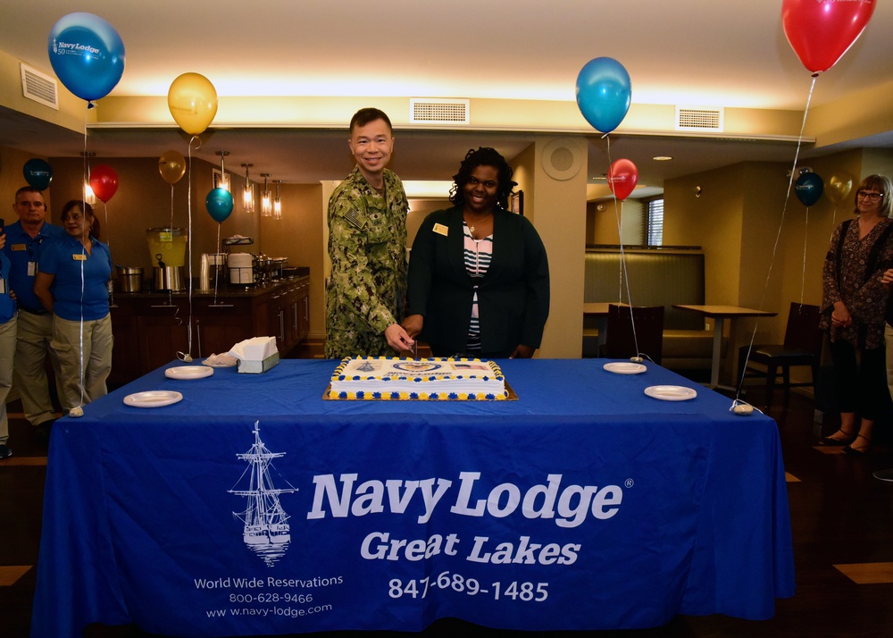 Navy Lodge Great Lakes Celebrates Anniversary