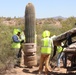 USACE Task Force Barrier relocates cacti in Organ Pipe Cactus National Monument
