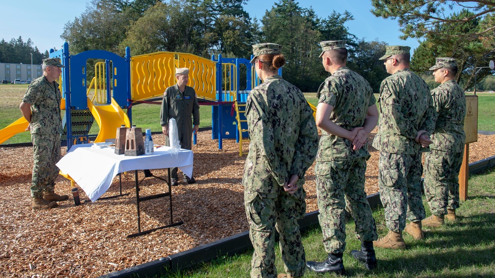 NAS Whidbey Island Chapel Commemorates New Playground with Ribbon-Cutting Ceremony