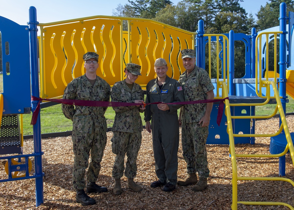 NAS Whidbey Island Chapel Commemorates New Playground with Ribbon-Cutting Ceremony