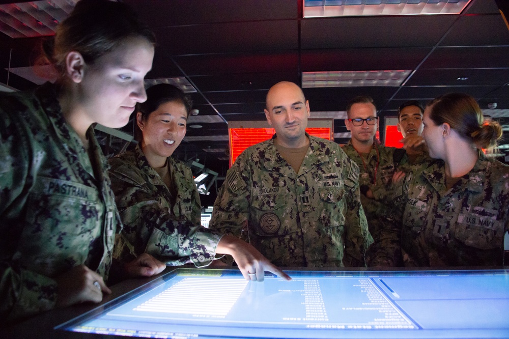 Advanced Anti-Submarine Warfare Officer Students Train in the Navy’s Newest Combat Trainer