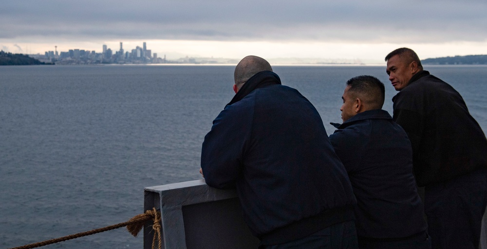 Sailors Watch the City