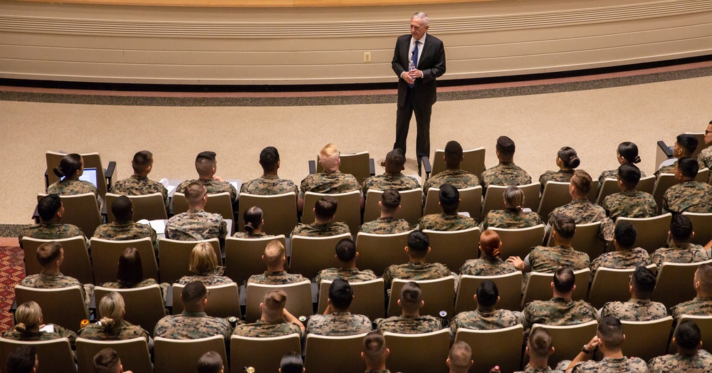 Secretary of Defense Mattis Book Tour