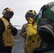 Nimitz Sailors Participate In Flight Deck Drill