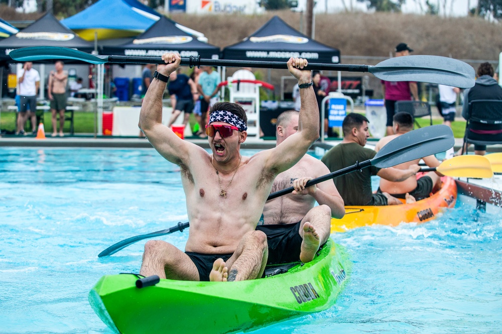 Marines paddle toward victory during CG’s cup event