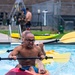 Marines paddle toward victory during CG’s cup event.