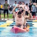 Marines paddle toward victory during CG’s cup event.