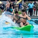 Marines paddle toward victory during CG’s cup event.