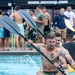 Marines paddle toward victory during CG’s cup event.