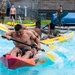 Marines paddle toward victory during CG’s cup event.