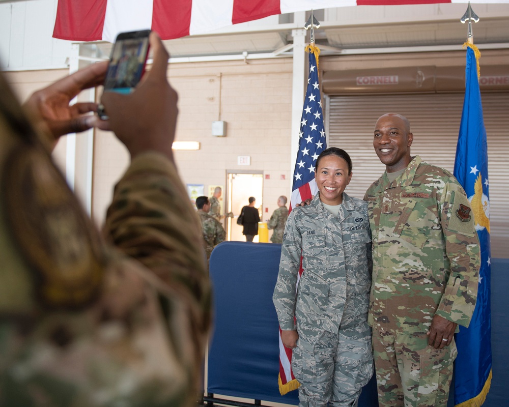 CMSAF Wright Visits Travis Air Force Base