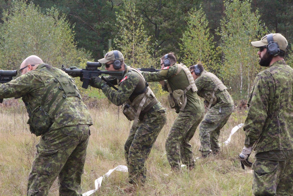 Multi-national weapon familiarization training RT19