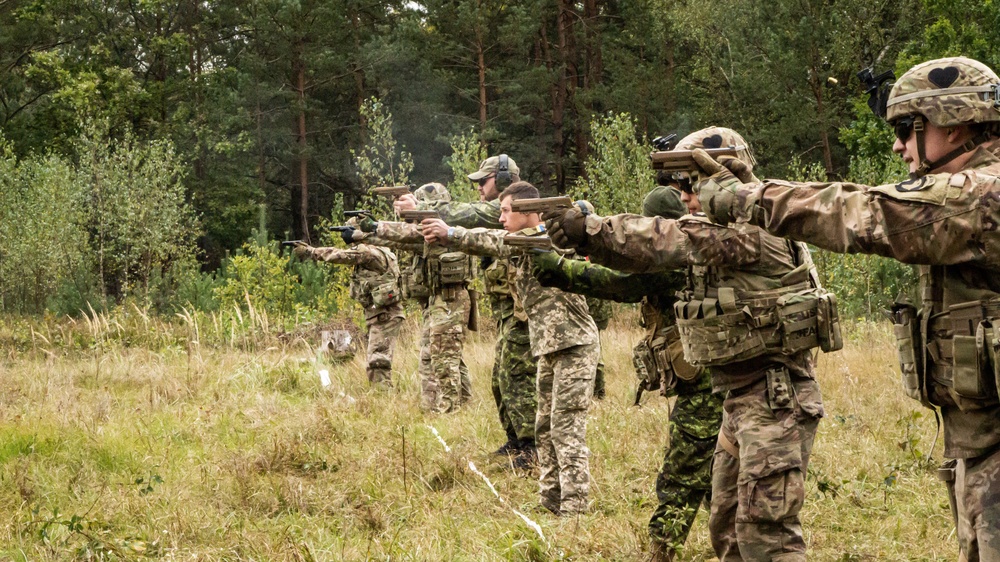 Multi-national weapon familiarization training RT19