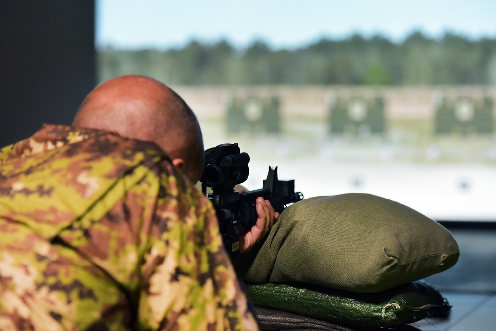 Italian Army Training at Vicenza, Italy.