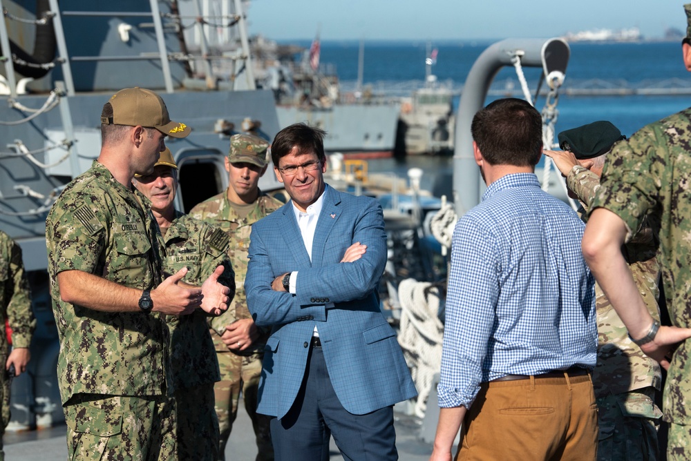 Secretary Esper Visits Norfolk