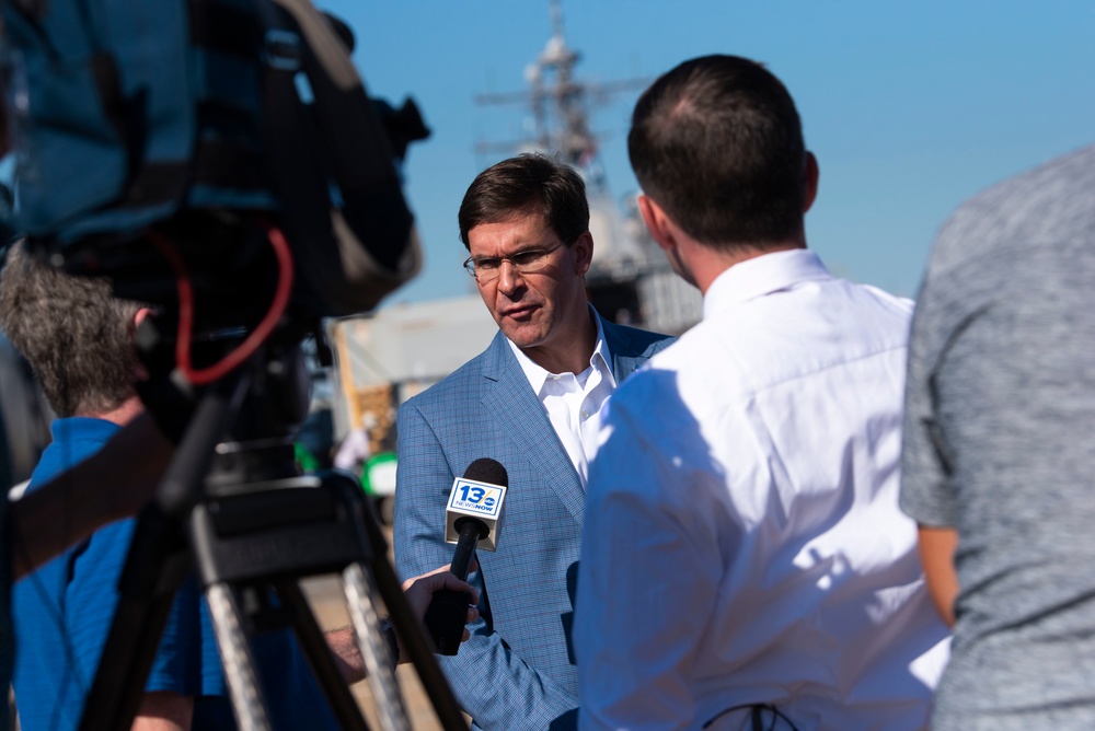 Secretary Esper Visits Norfolk