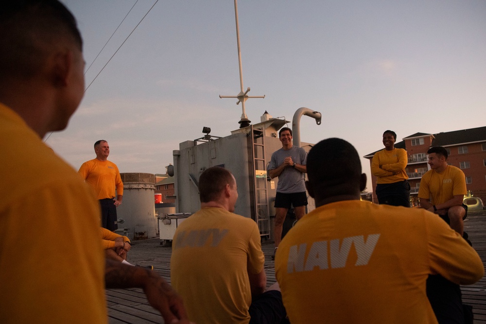 Secretary Esper Visits Norfolk