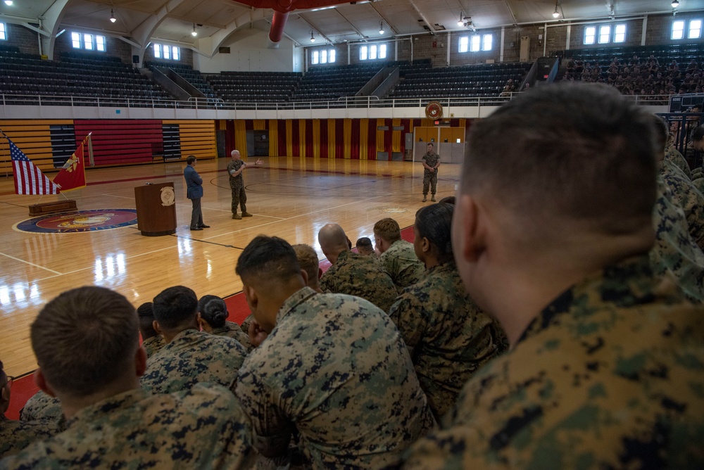 Secretary Esper Visits Marines in North Carolina