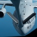 KC-135 Stratotanker refuels C-17 Globemaster III