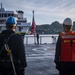 Norway's National Ensign is Lowered Aboard the HNoMS Thor Heyerdahl