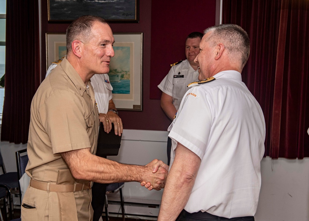 U.S. and Royal Canadian Navy Leadership Meet