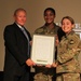 Cadets present gift to Retired Gen. Martin Dempsey
