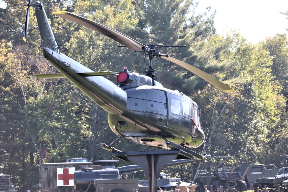 Equipment Park at Fort McCoy's historic Commemorative Area