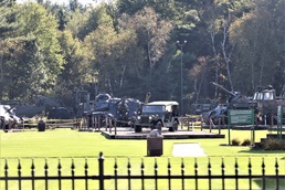 Equipment Park at Fort McCoy's historic Commemorative Area