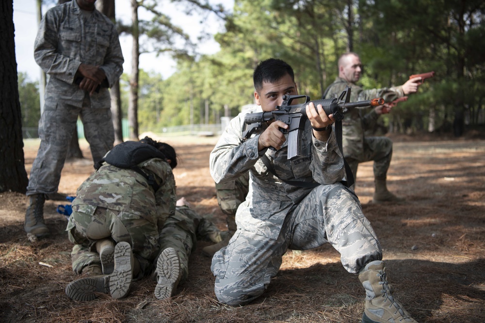 &quot;Godzilla Class&quot; trainee defends wounded airman during mock combat