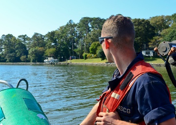 Coast Guard, Army Corps of Engineers replace aids to navigation in Lynnhaven Inlet