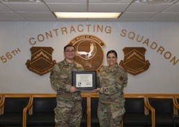 Luke Airman granted unlimited contracting warrant