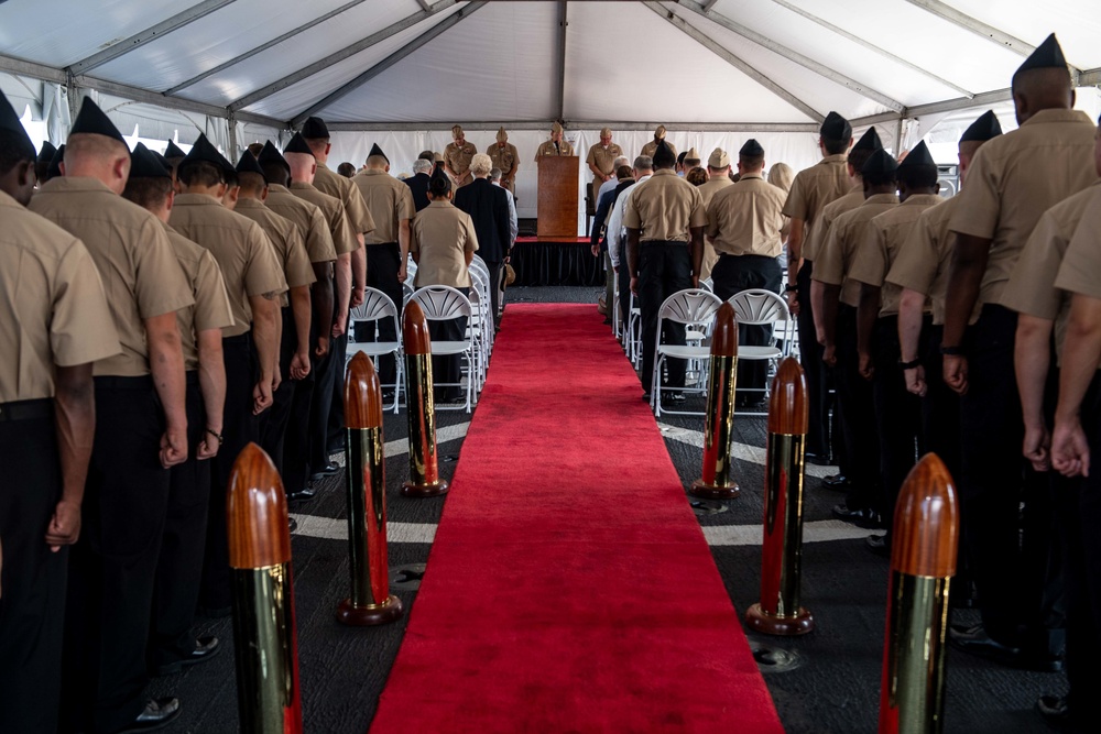 USS Carter Hall (LSD 50) Conducts Change of Command Ceremony