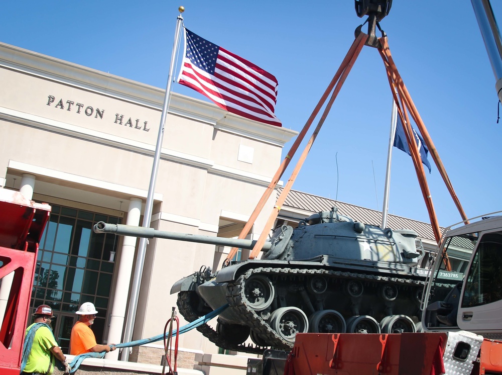 Patton Hall mascot preps for rennovation