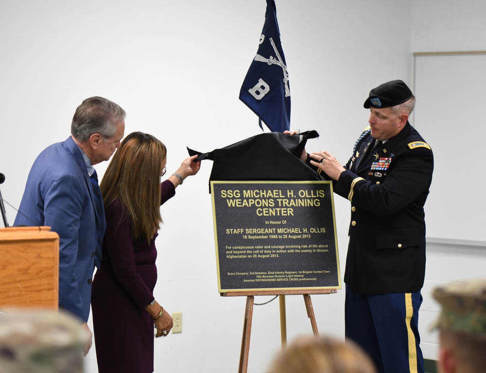 Triple Deuce Soldiers, guests honor fallen warrior at building re-dedication ceremony