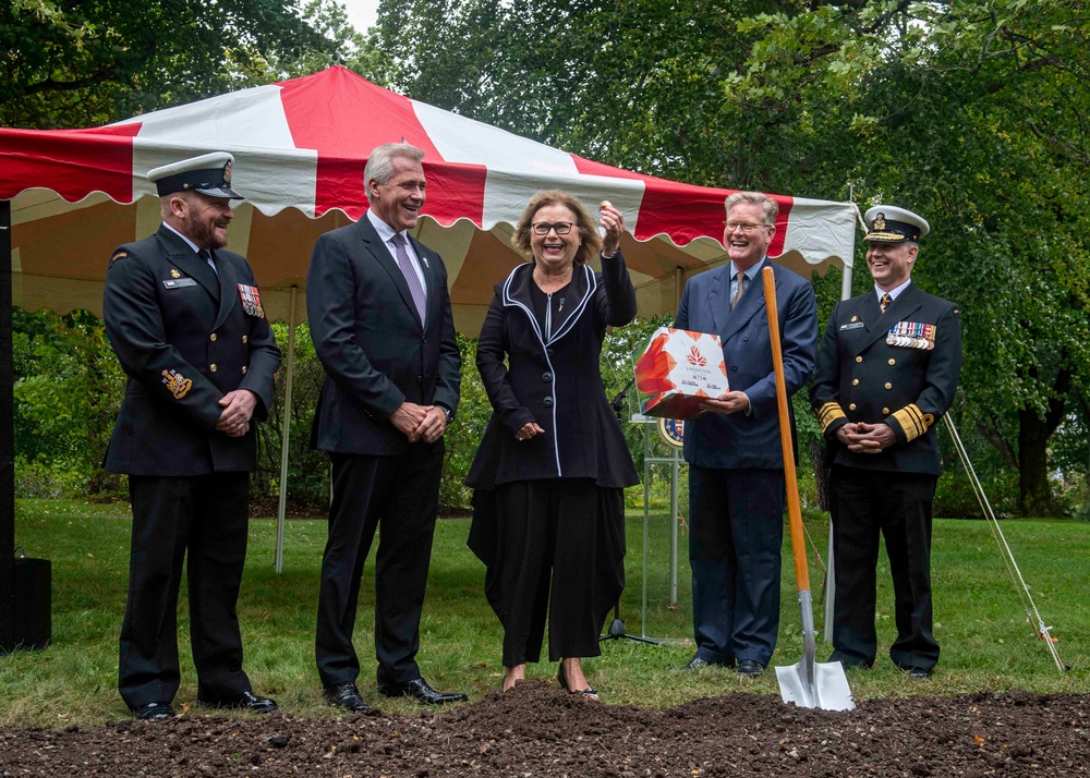 Leadership of Canada and the Netherlands Host a Tulip-Planting Ceremony