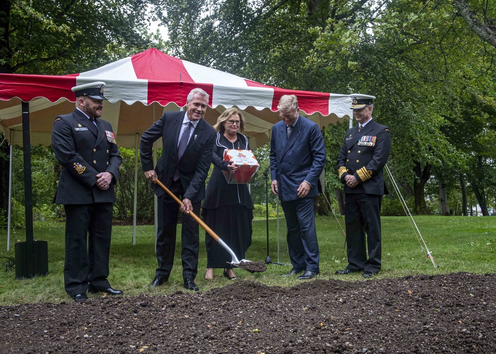 Leadership of Canada and the Netherlands Host a Tulip-Planting Ceremony