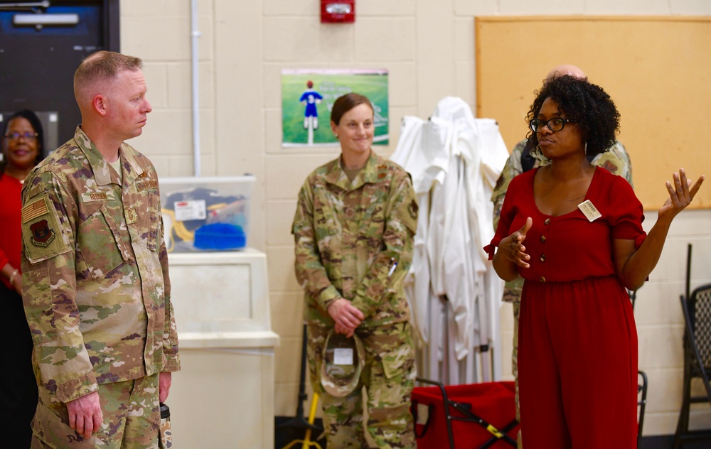 Ninth AF visits SJAFB; reaffirms commitment to people, mission, and community