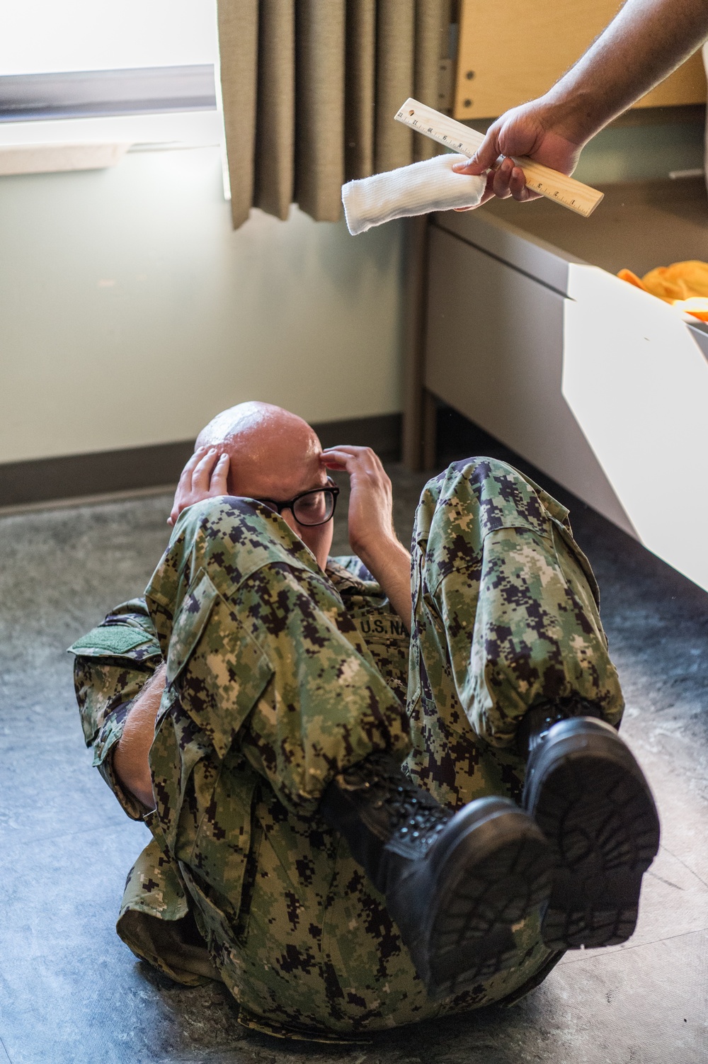 190926-N-TE695-0003 NEWPORT, R.I. (Sept. 26, 2019) – Navy OCS during Room, Locker and Personnel inspection