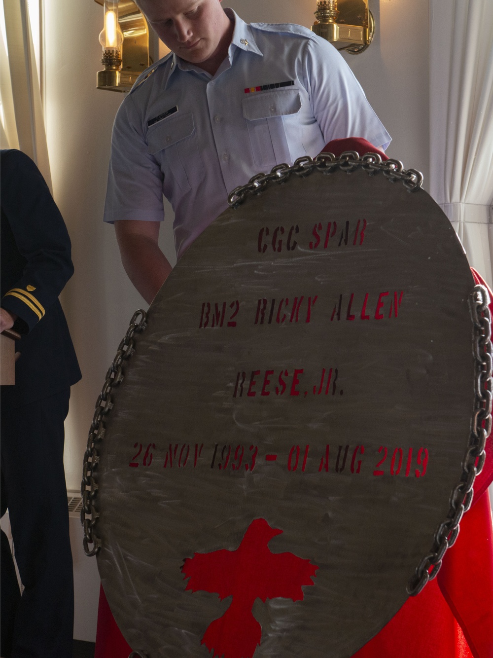 Memorial service held in Kodiak in honor of recently deceased Coast Guard Petty Officer 2nd Class Ricky Reese, Jr.