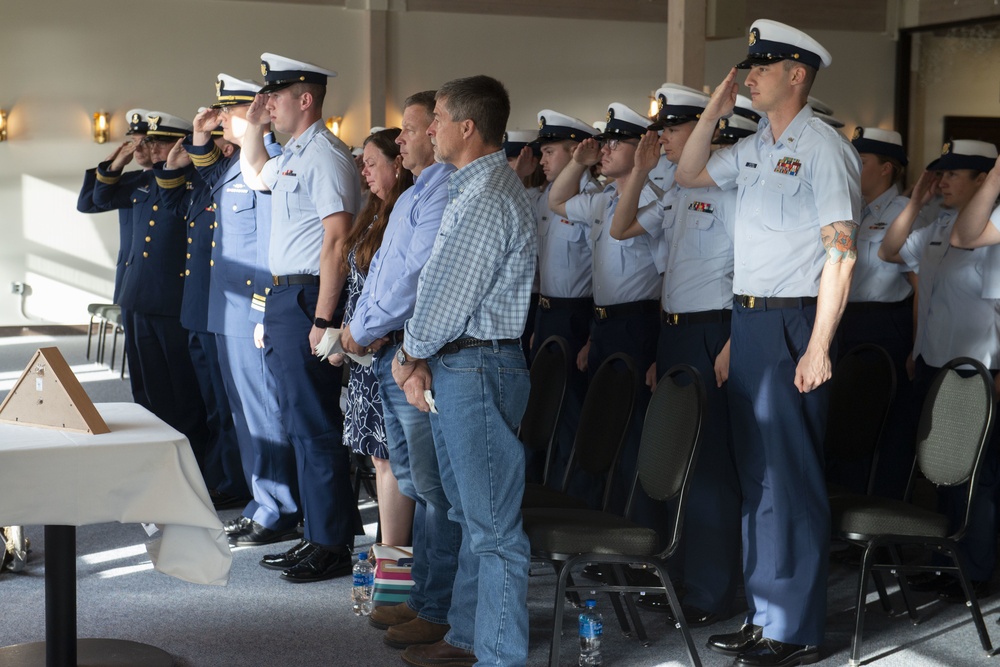 Memorial service held in Kodiak in honor of recently deceased Coast Guard Petty Officer 2nd Class Ricky Reese, Jr.