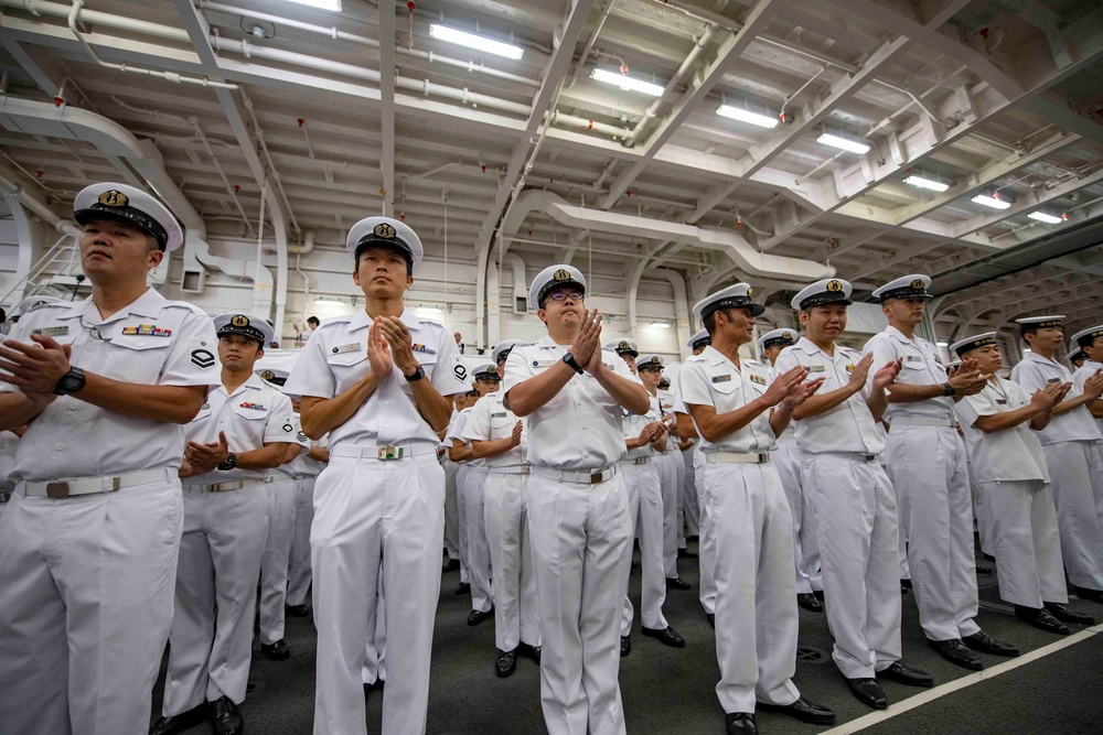 JMSDF hosts annual Malabar exercise with the Indian and U.S. navies for the first time