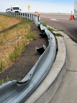 Construction underway for traffic signal outside of Peterson AFB's east gate