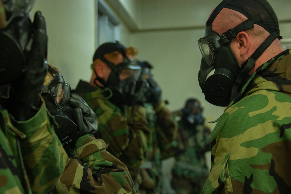 GAS GAS GAS! 31st MEU Marines conduct chemical safety and awareness training