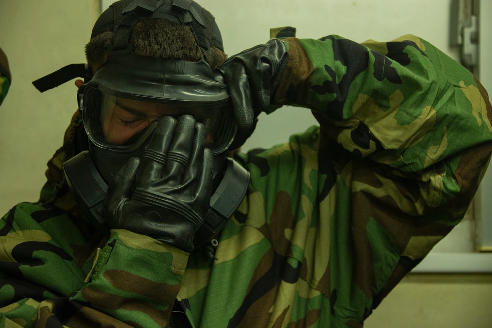 GAS GAS GAS! 31st MEU Marines conduct chemical safety and awareness training