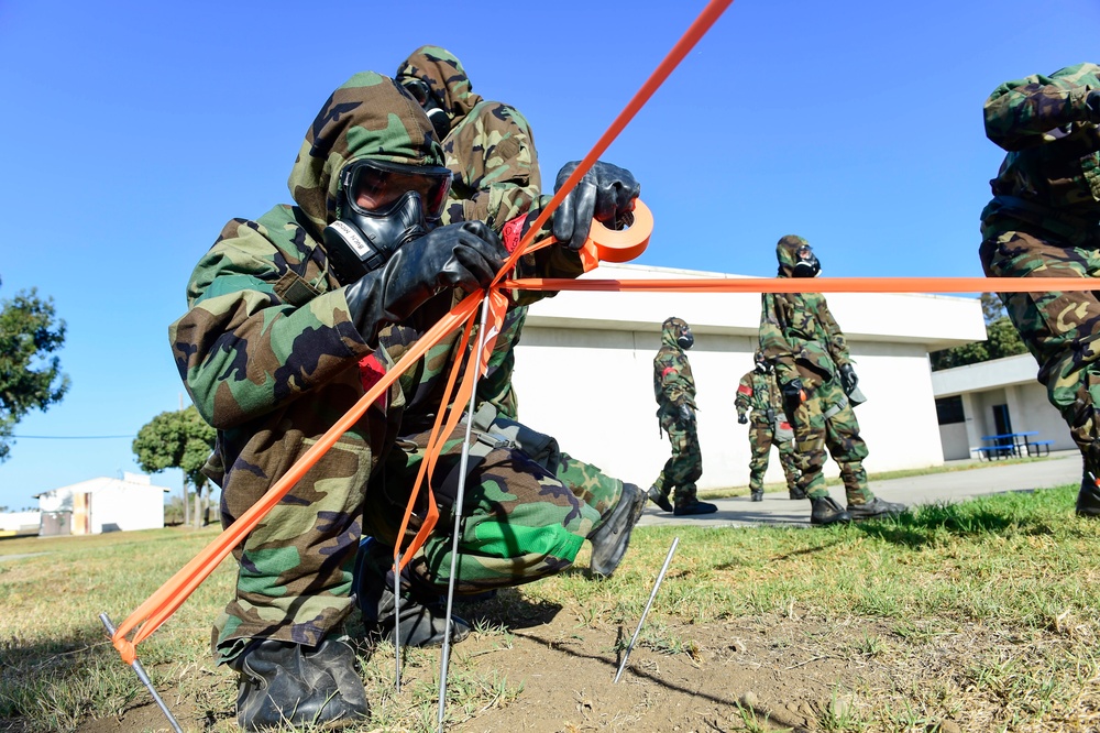 Seabee CBR Teams Train to Detect, React