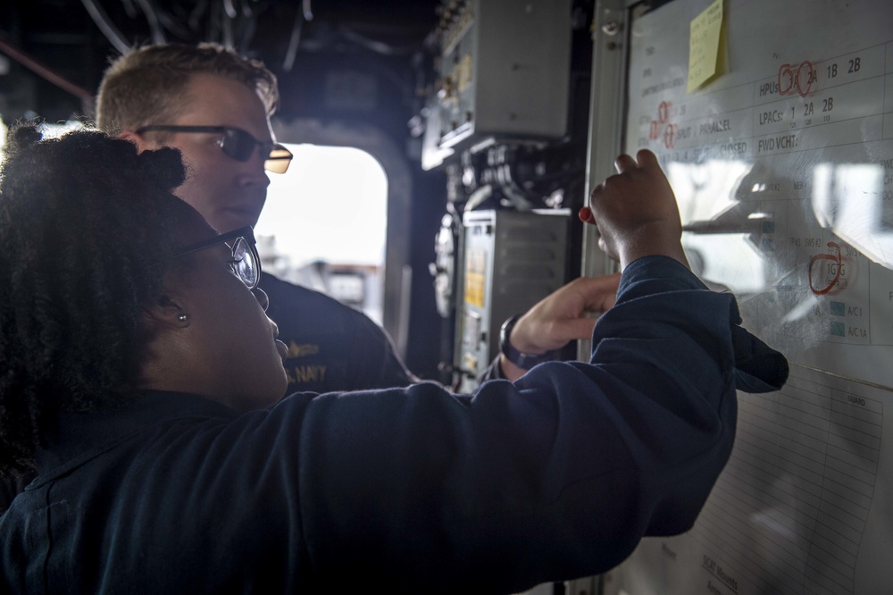 QUSS William P. Lawrence (DDG 110) Daily Operations