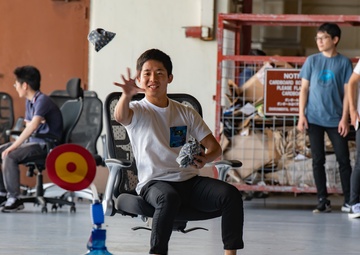 Kadena hosts tour for Okinawa students